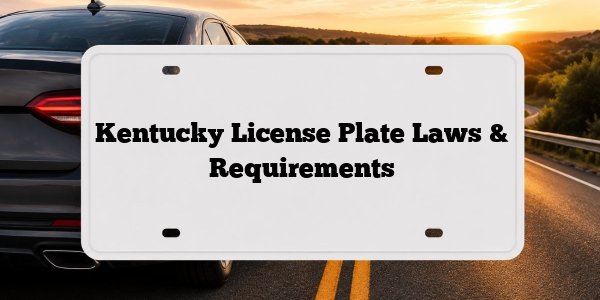 Kentucky License Plate Laws & Requirements