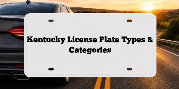 Kentucky License Plate Types & Categories