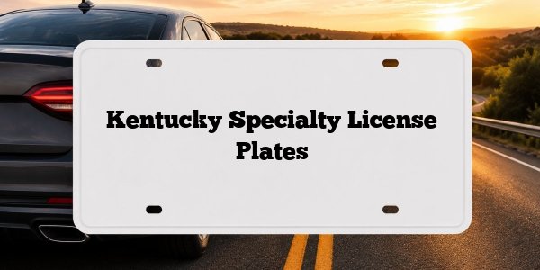 Kentucky Specialty License Plates